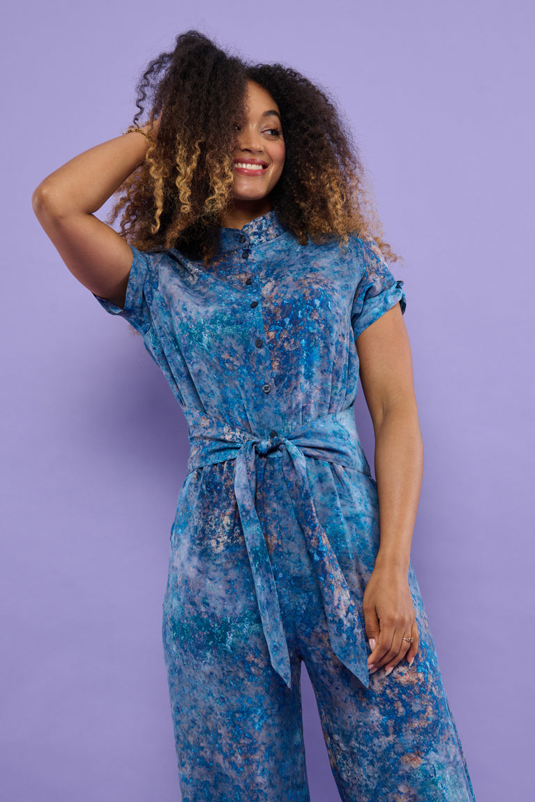 Froks Carla Buksedragt / Splash of blue