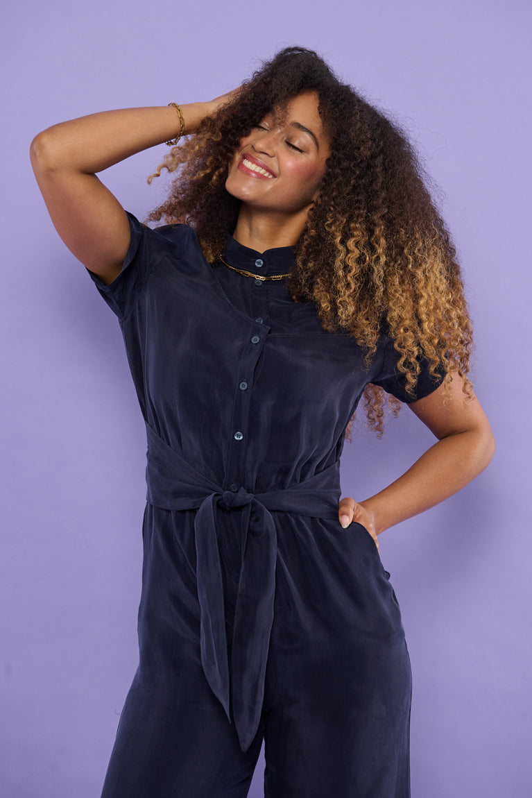 Froks Carla Buksedragt / Night blue