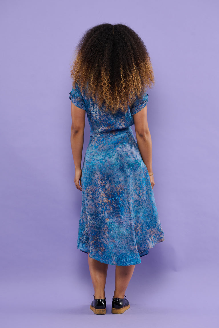 Froks Carla Kjole / Splash of blue