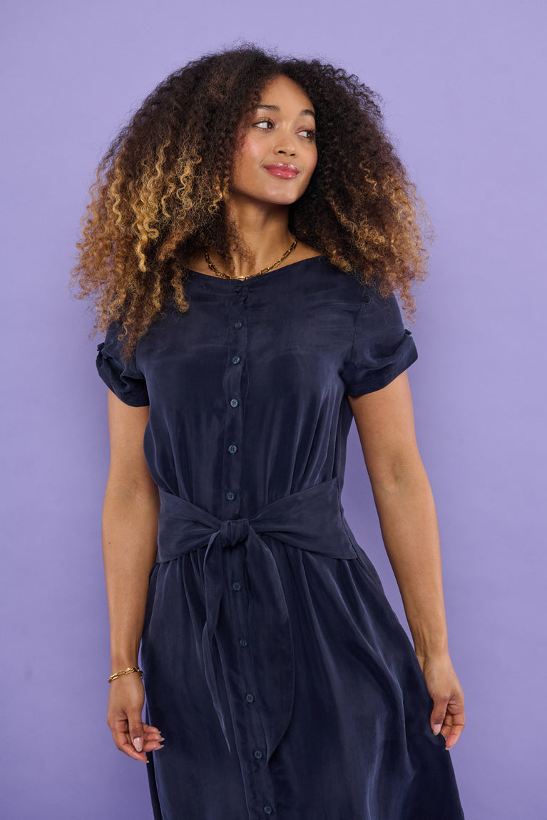Froks Carla Kjole / Night blue