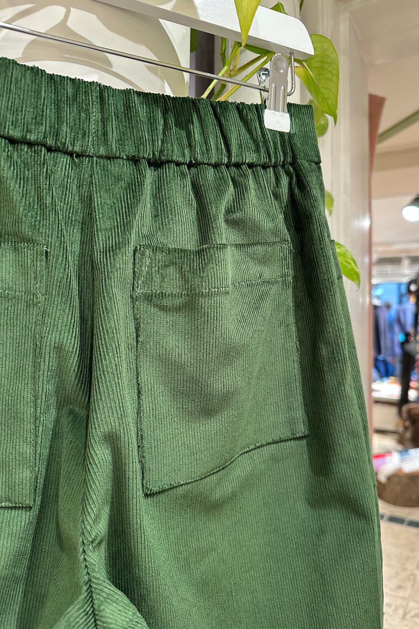 Froks Leia Bukser / Juniper green corduroy
