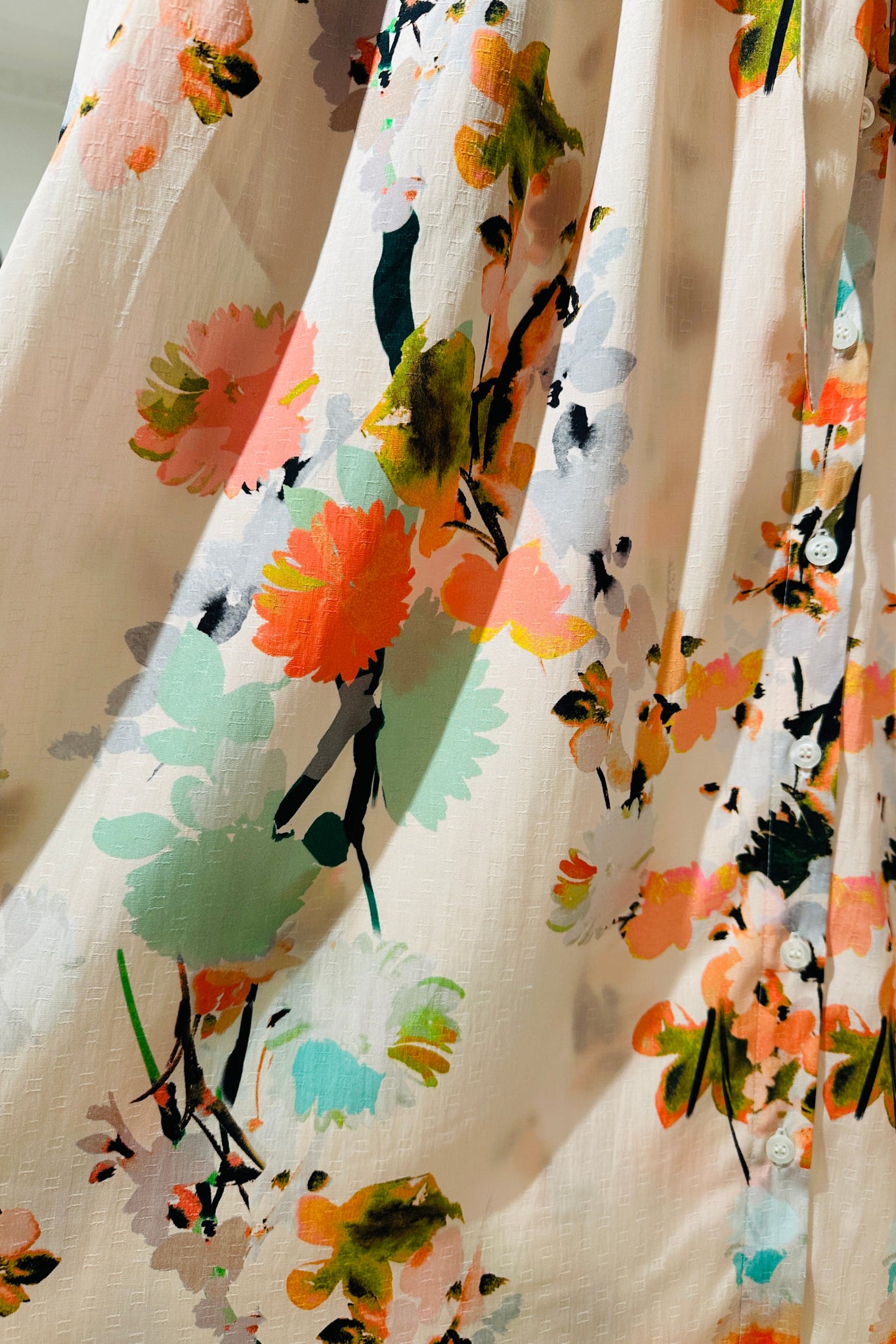 Froks Carla Nederdel / Radiant painted bouquets