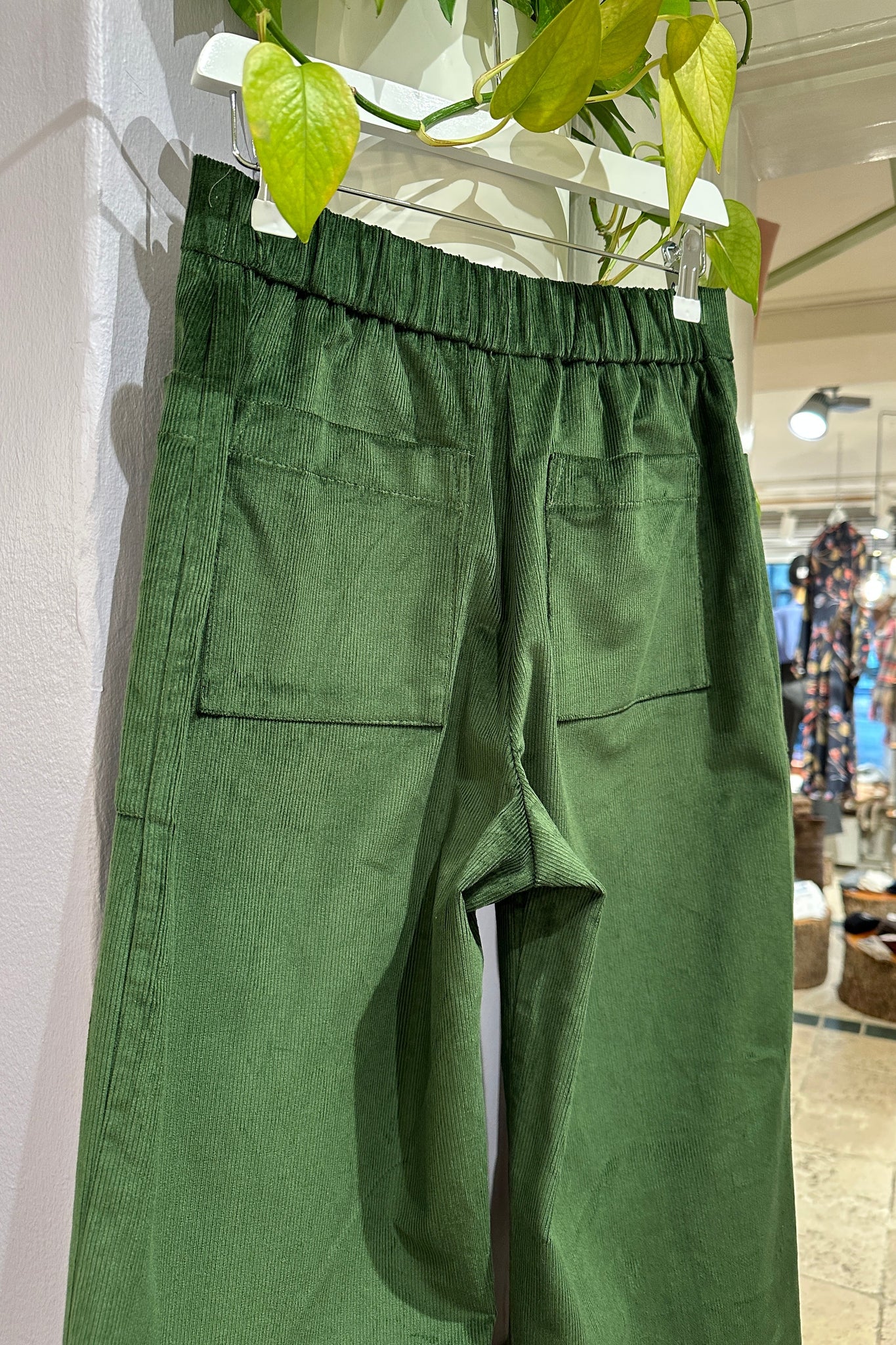 Froks Leia Bukser / Juniper green corduroy