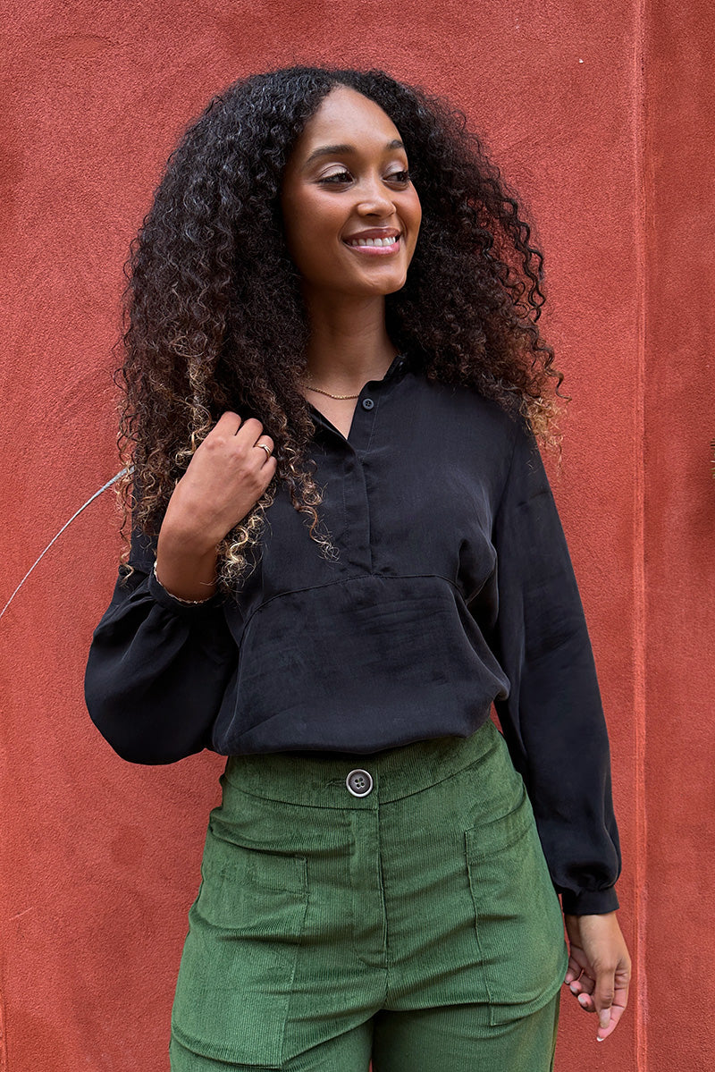 Froks Amelia Tunika Skjorte / Black