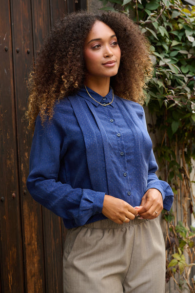 Froks Pen Skjorte / Starry blue night