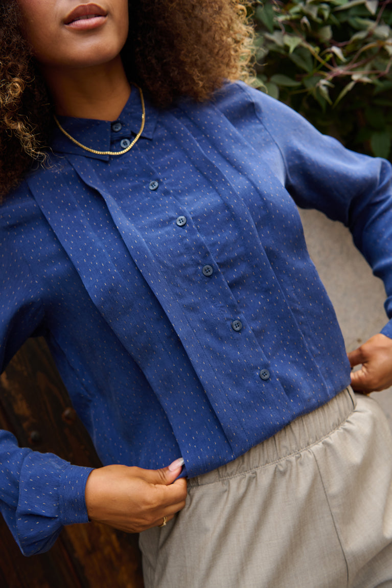 Froks Pen Skjorte / Starry blue night