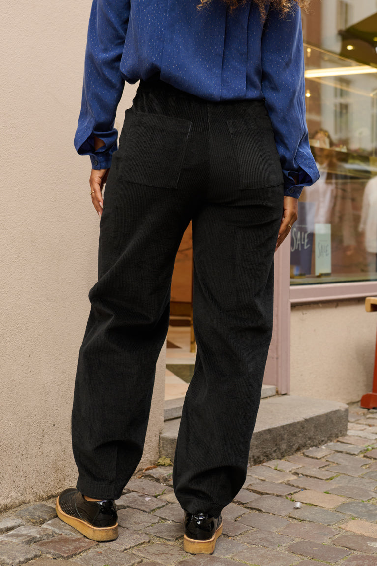 Froks Leia Bukser / Black corduroy