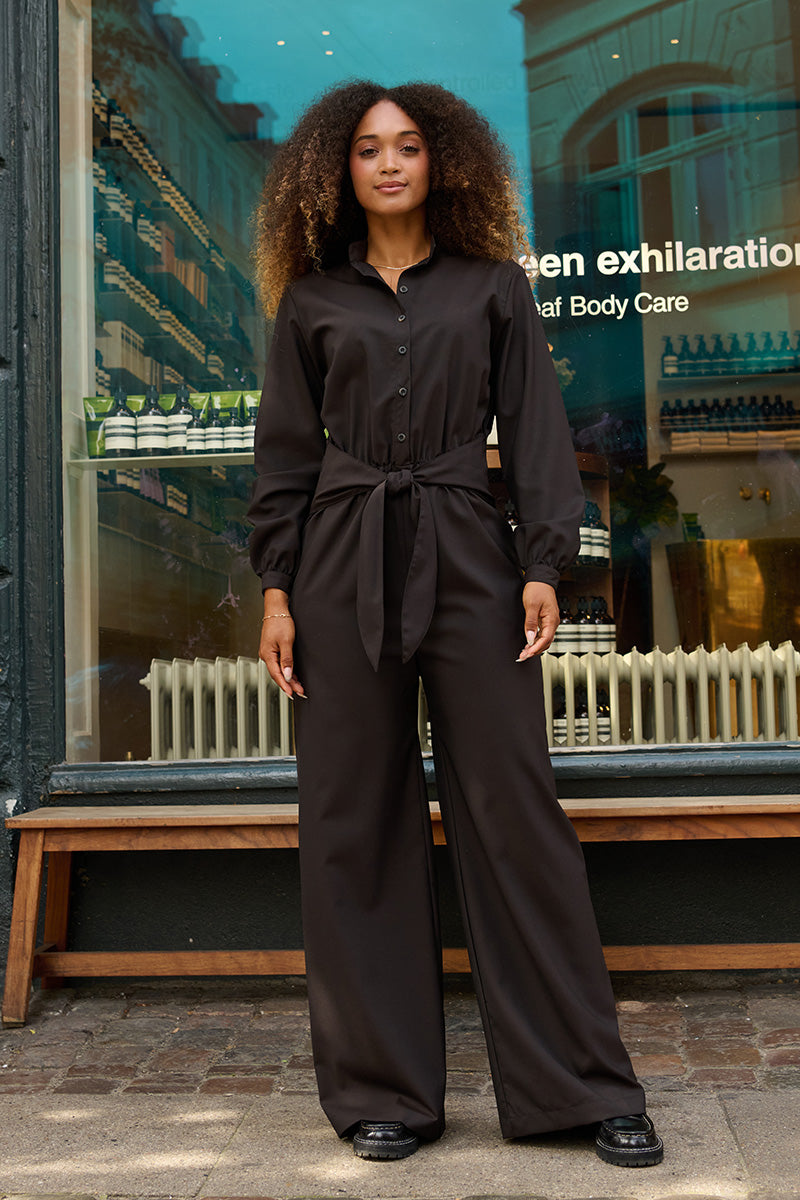 Froks Carla Sleeve Long Body Dragt / Coffee brown wool