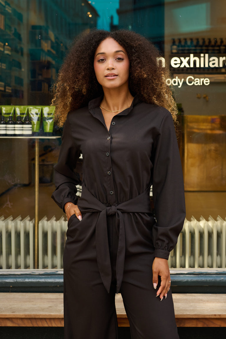 Froks Carla Sleeve Long Body Dragt / Coffee brown wool
