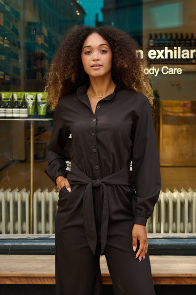 Froks Carla Sleeve Long Body Dragt / Coffee brown wool