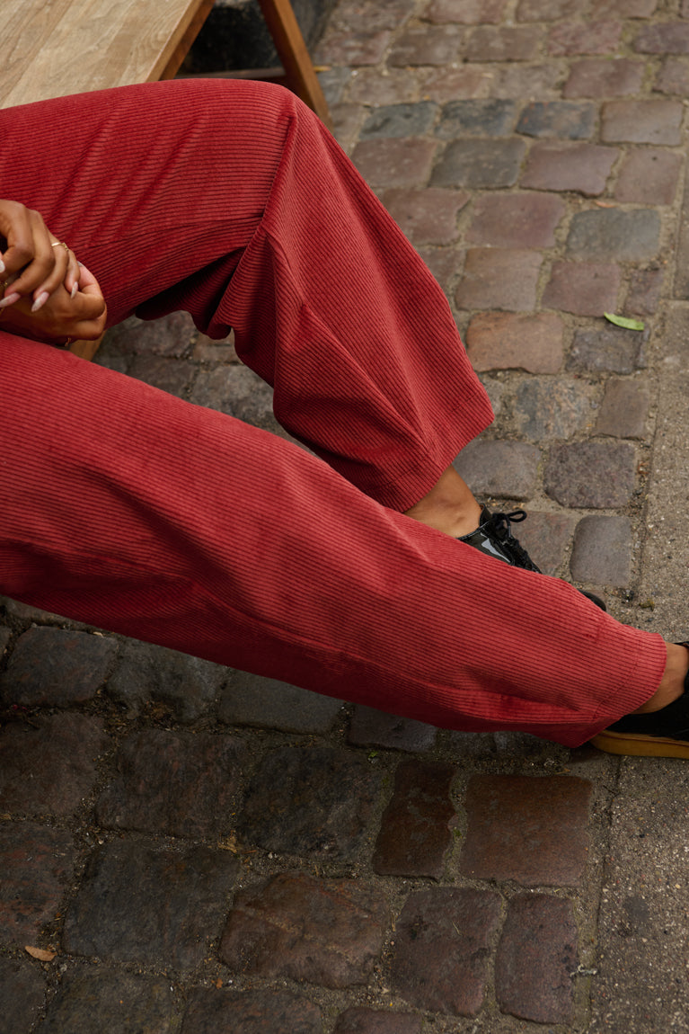 Froks Leia Bukser / Brick dust corduroy