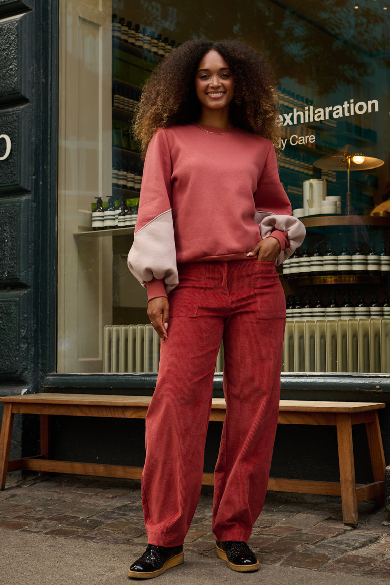 Froks Leia Bukser / Brick dust corduroy