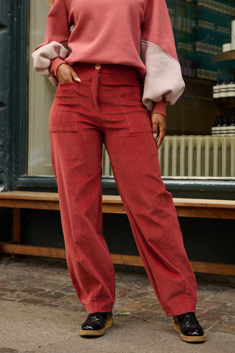 Froks Leia Bukser / Brick dust corduroy