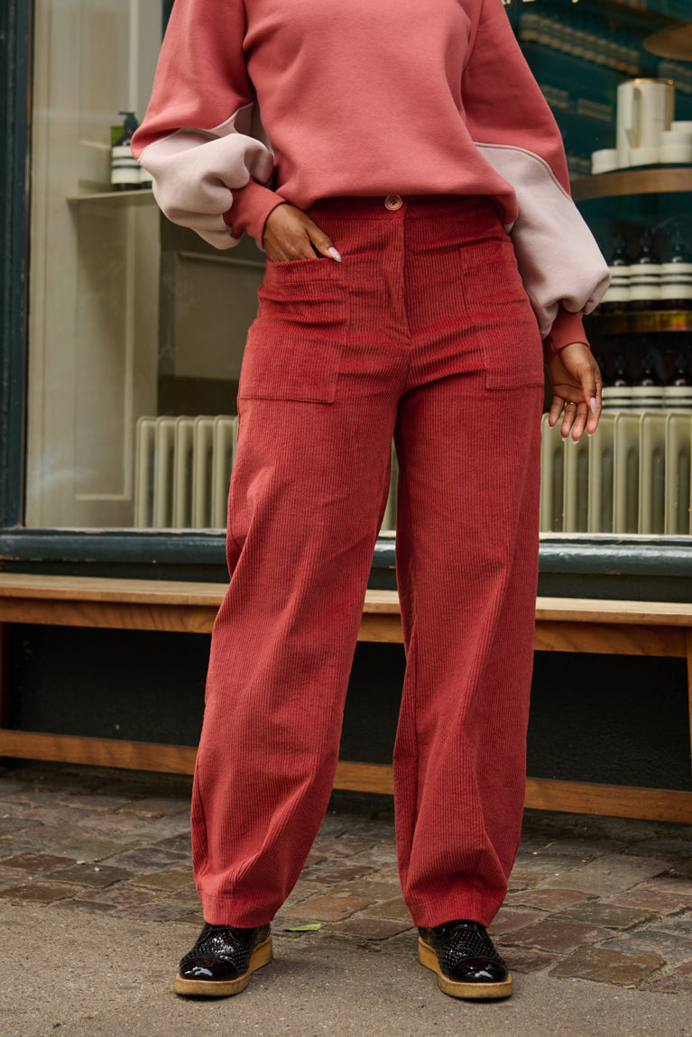 Froks Leia Bukser / Brick dust corduroy