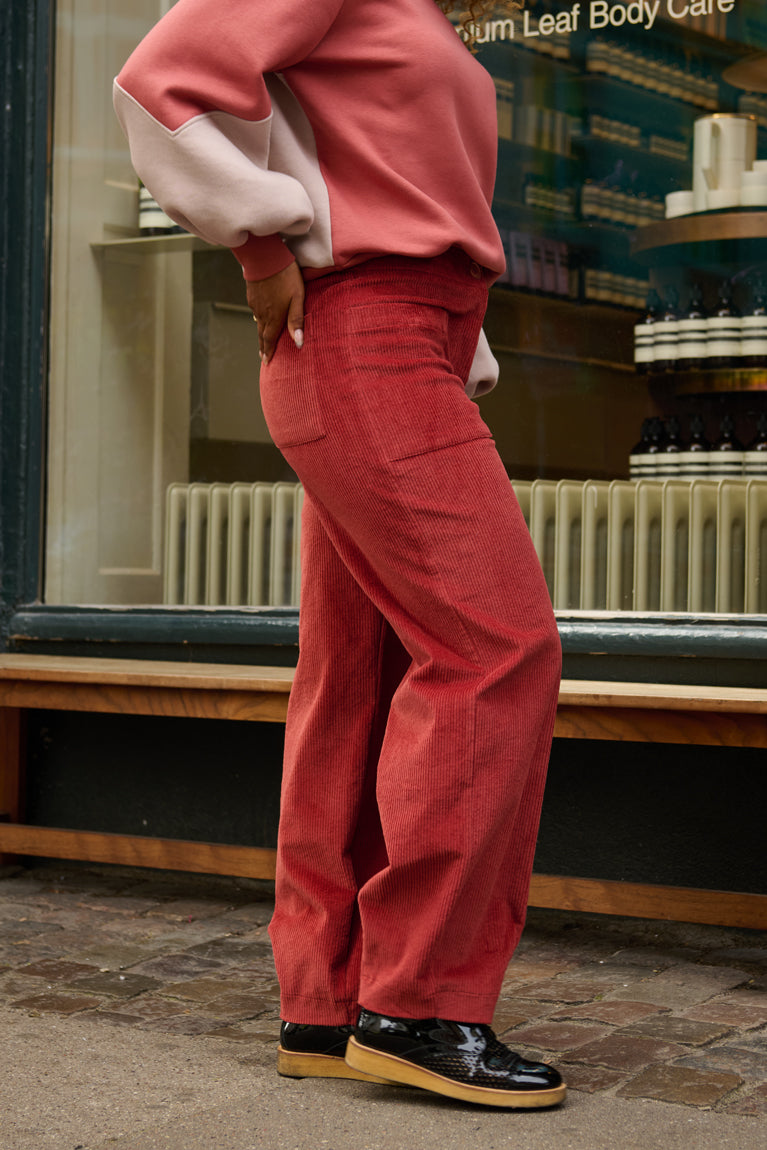 Froks Leia Bukser / Brick dust corduroy