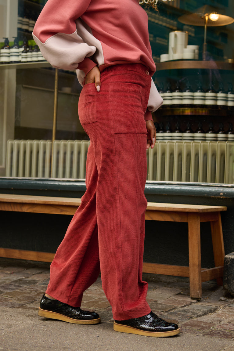 Froks Leia Bukser / Brick dust corduroy