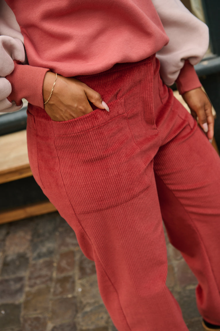 Froks Leia Bukser / Brick dust corduroy