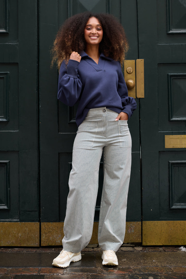Froks Leia Bukser / Striped denim