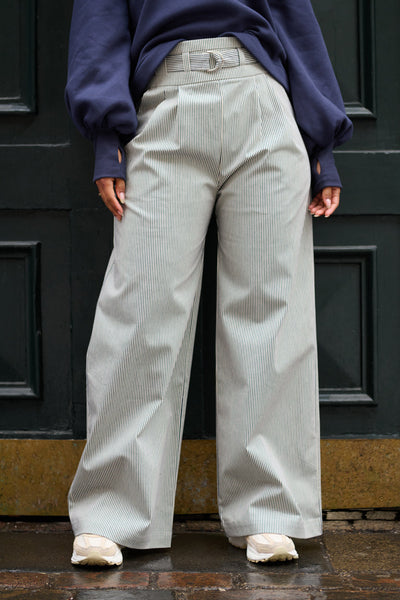 Froks Julie Bukser / Striped denim