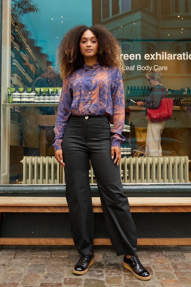 Froks Leia Bukser / Misty black