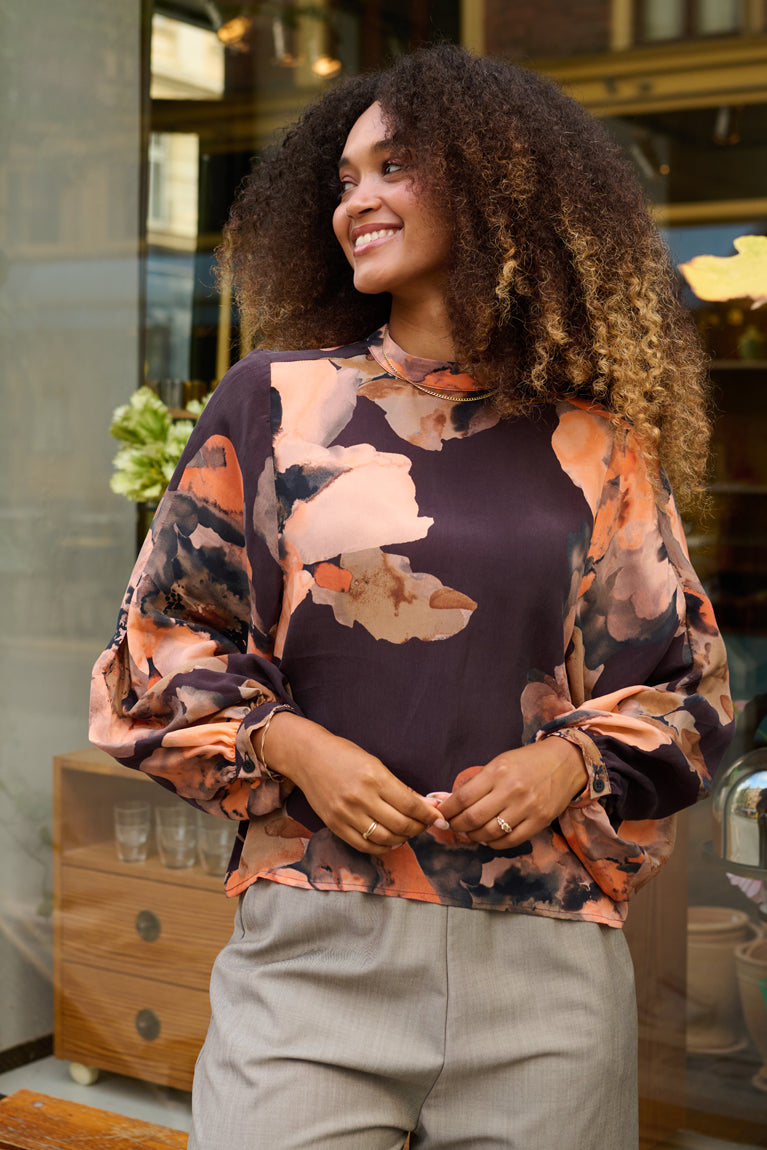 Froks Molly Skjorte / Splash of earth tones & Flowers