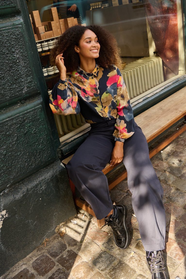 Froks Leia Bukser / Dusted dark blue