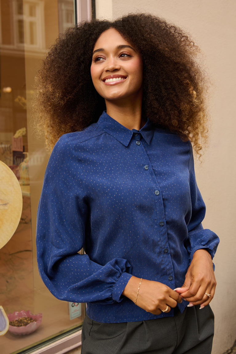 Froks Eline Skjorte / Starry blue sky