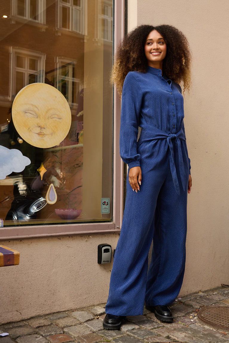 Froks Carla Sleeve Buksedragt / Starry blue sky