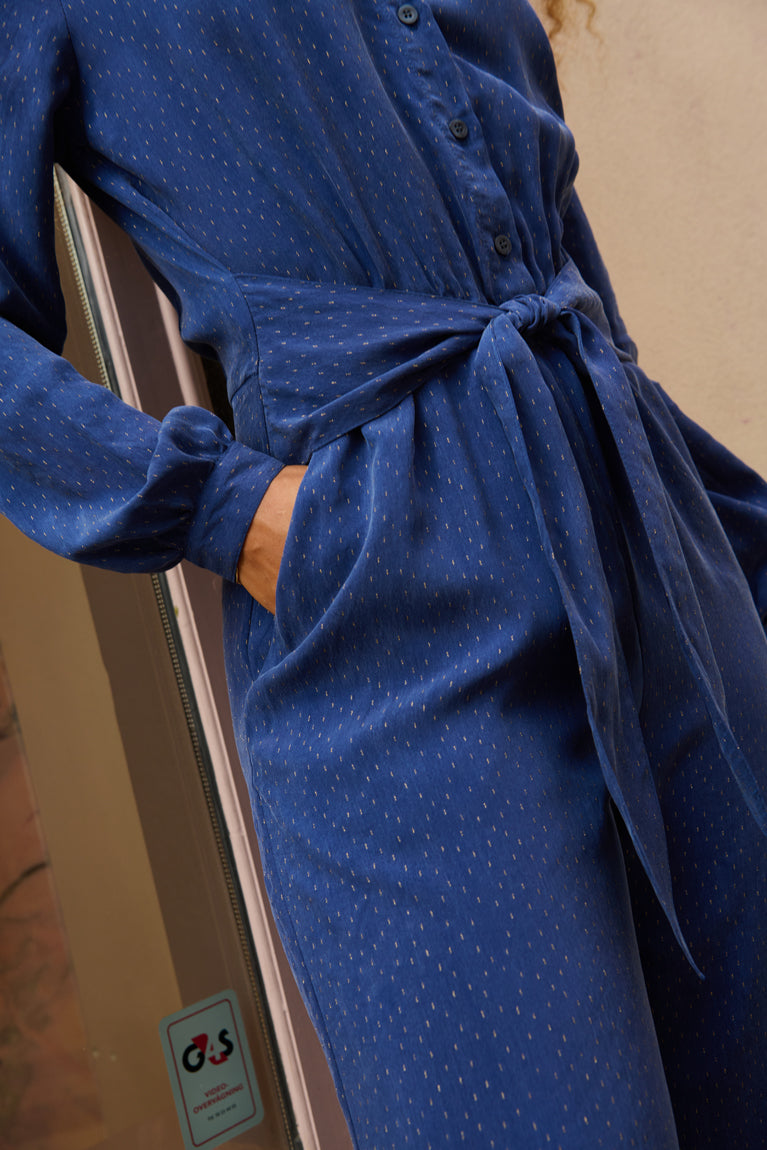 Froks Carla Sleeve Buksedragt / Starry blue sky