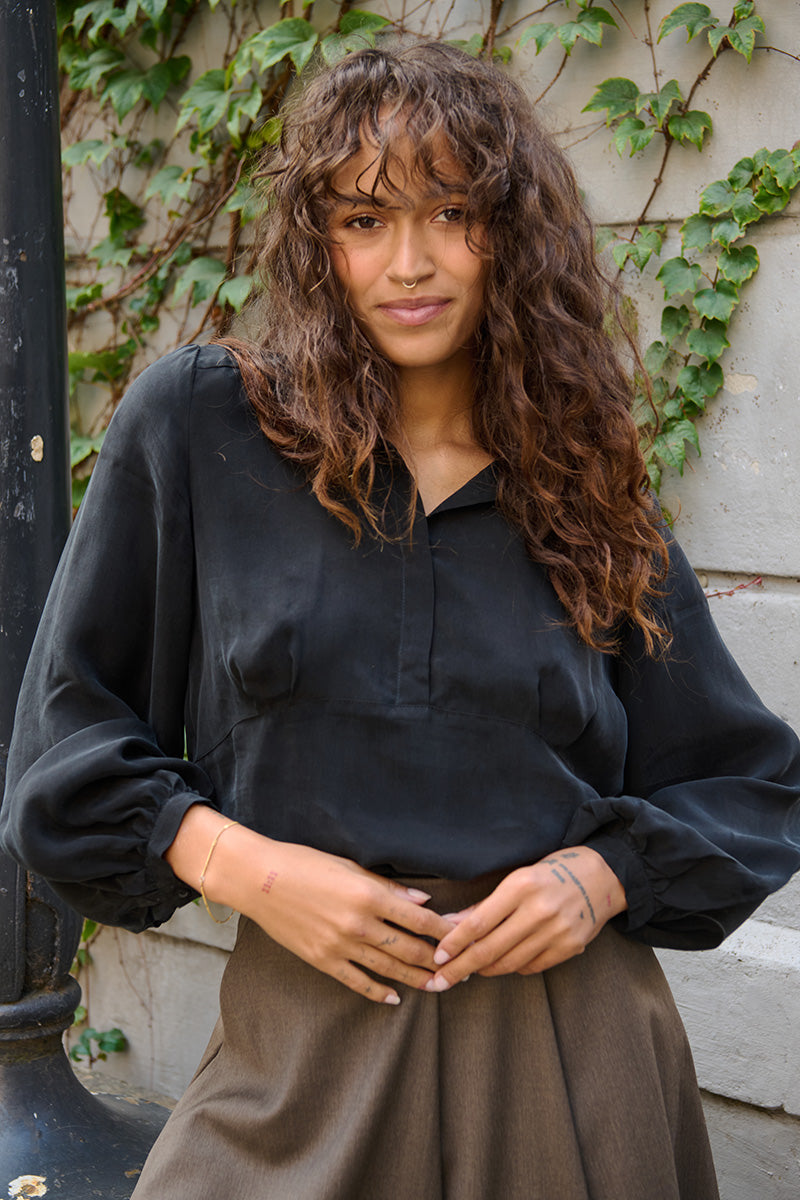 Froks Amelia Tunika Skjorte / Black