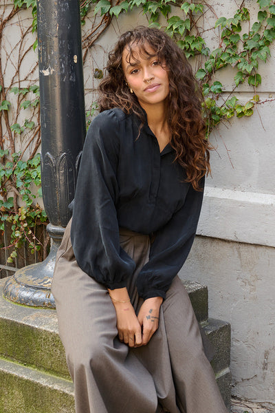 Froks Amelia Tunika Skjorte / Black