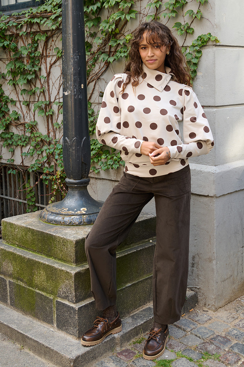 Froks Jenny Bluse / Ivory & Dots