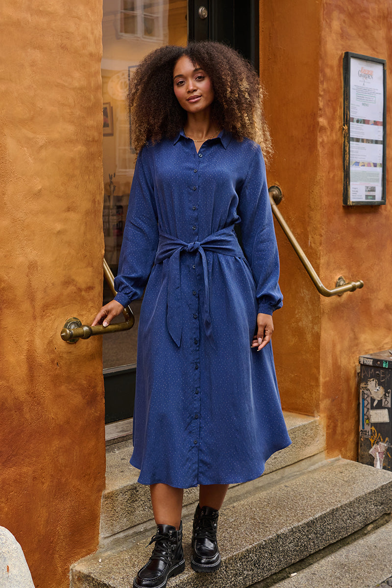 Froks Carla Sleeve Kjole / Starry night sky