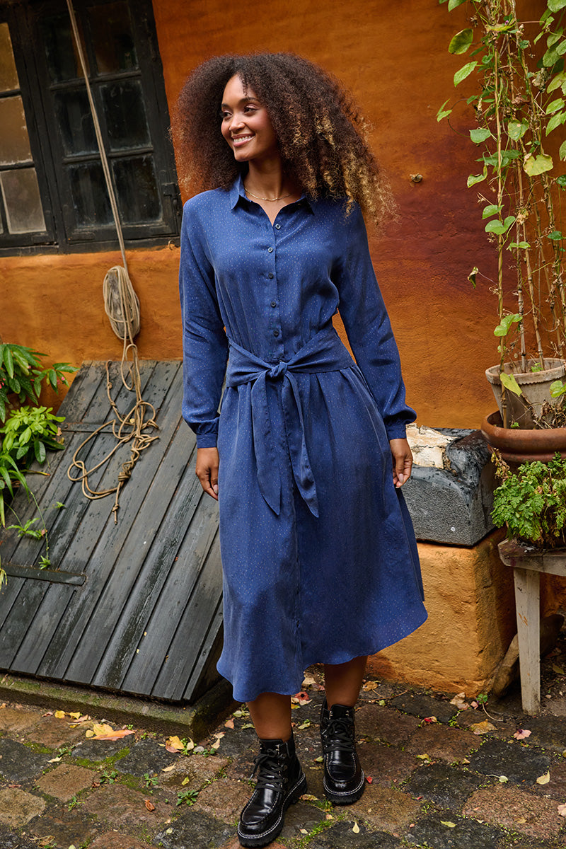 Froks Carla Sleeve Kjole / Starry night sky