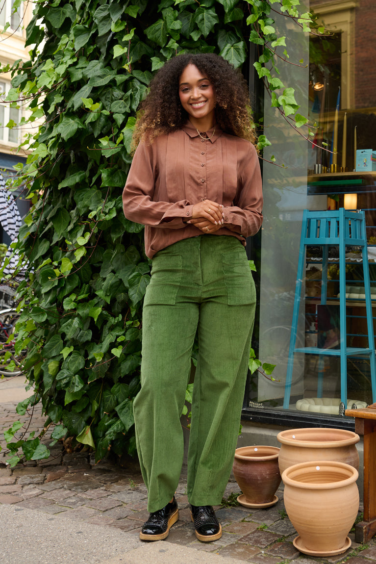 Froks Pen Skjorte / Earth brown