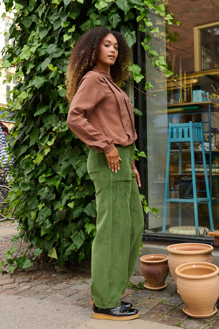 Froks Pen Skjorte / Earth brown