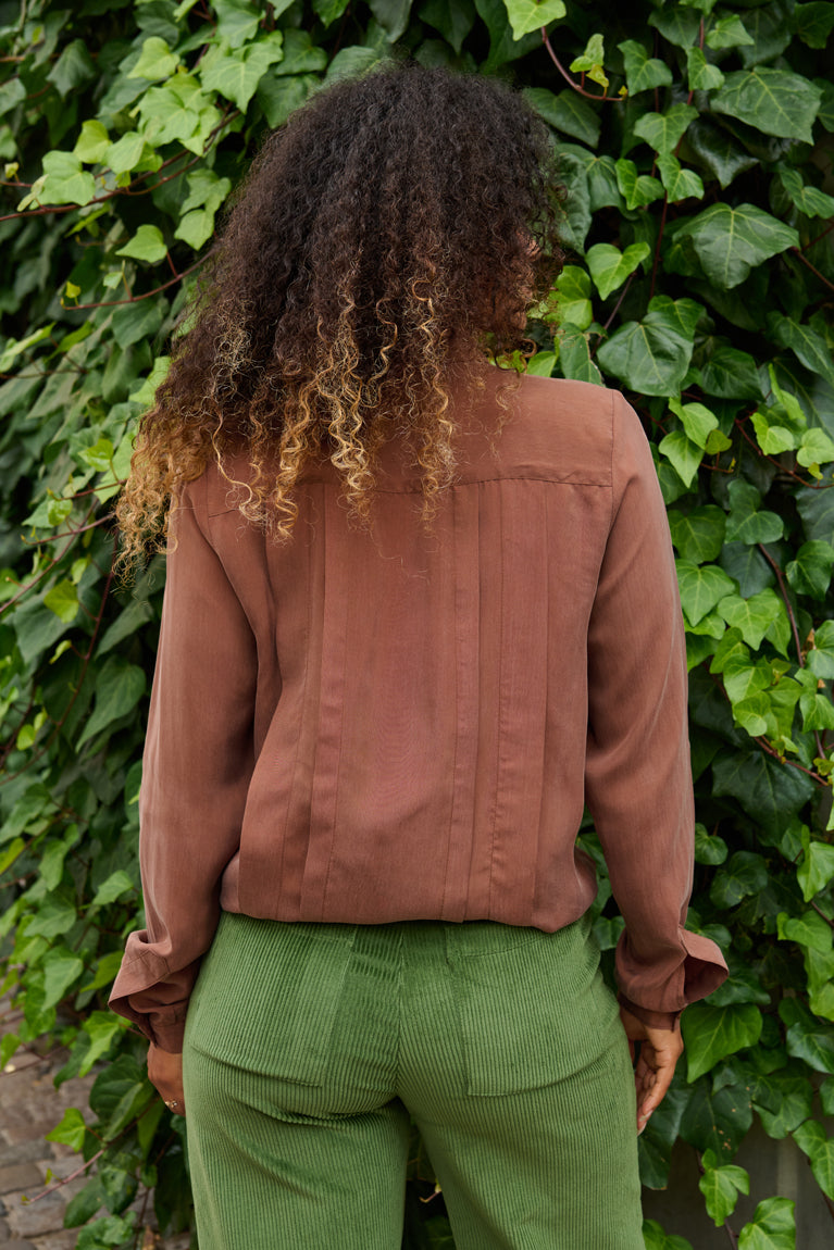 Froks Pen Skjorte / Earth brown