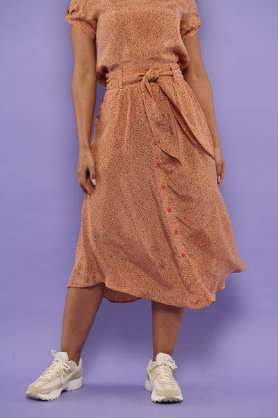 Froks Carla Nederdel / Notes of Caramel & Tigerlily