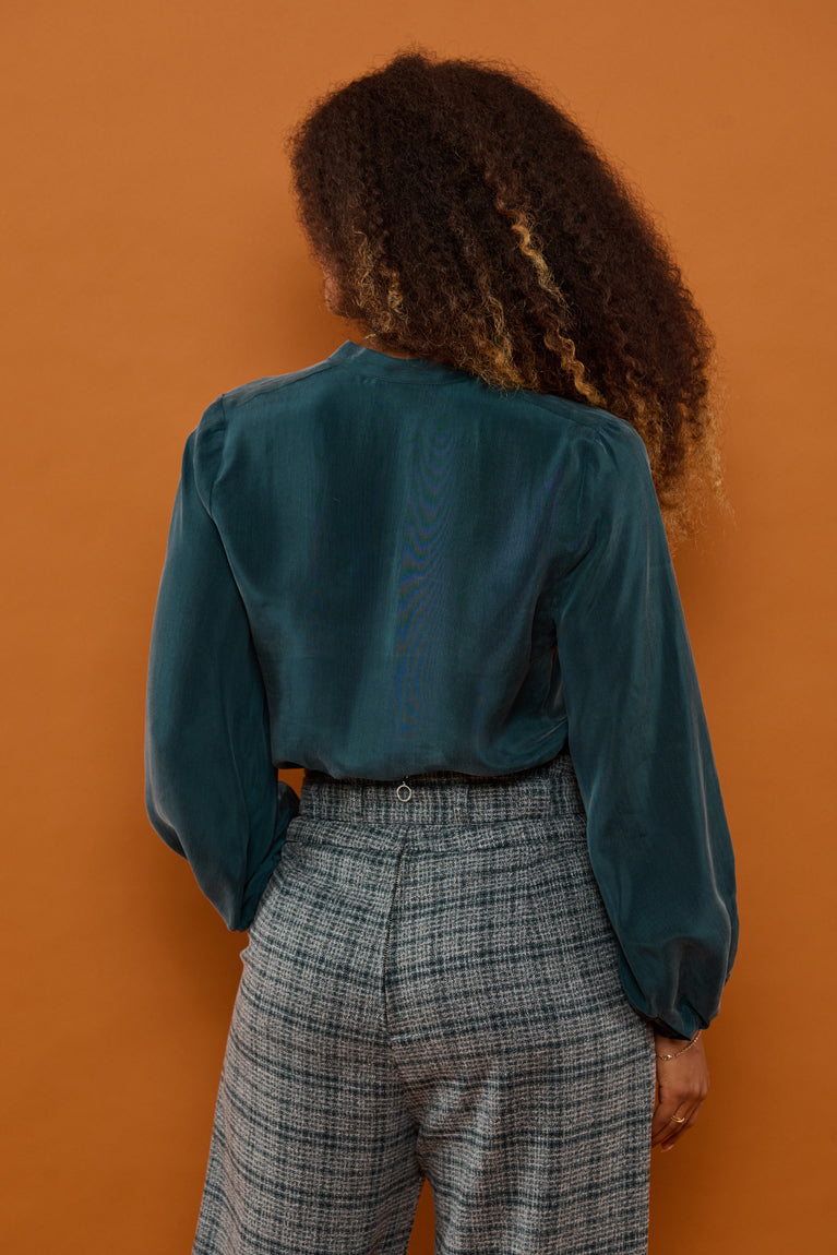 Froks Amelia Tunika Skjorte / Forest green