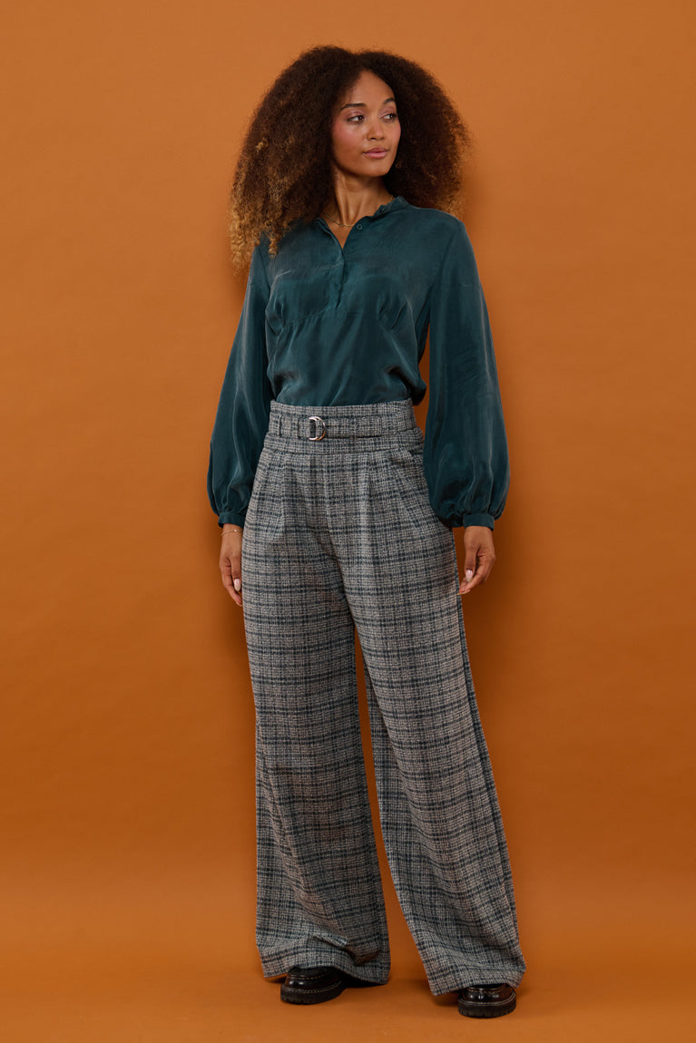 Froks Julie Bukser / Forest & Snow checkered