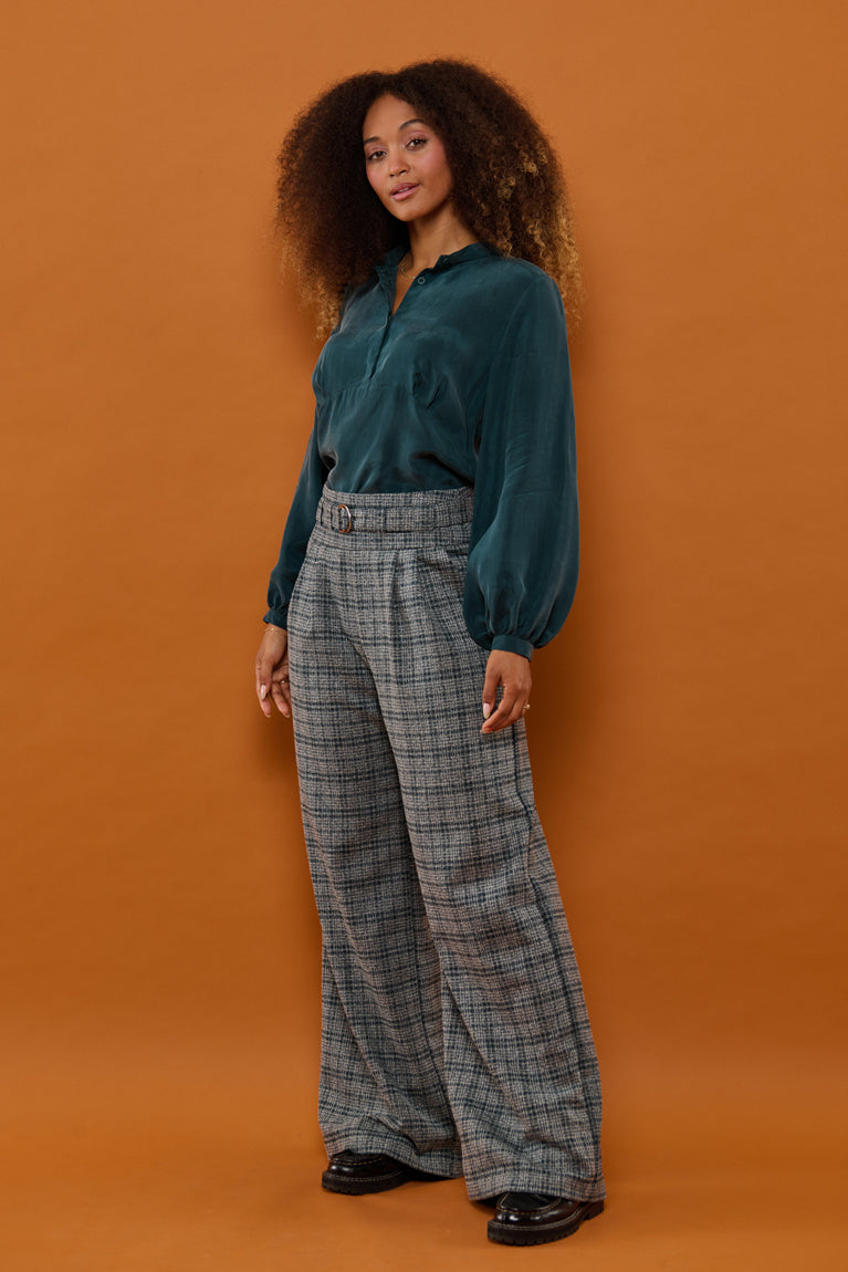 Froks Amelia Tunika Skjorte / Forest green