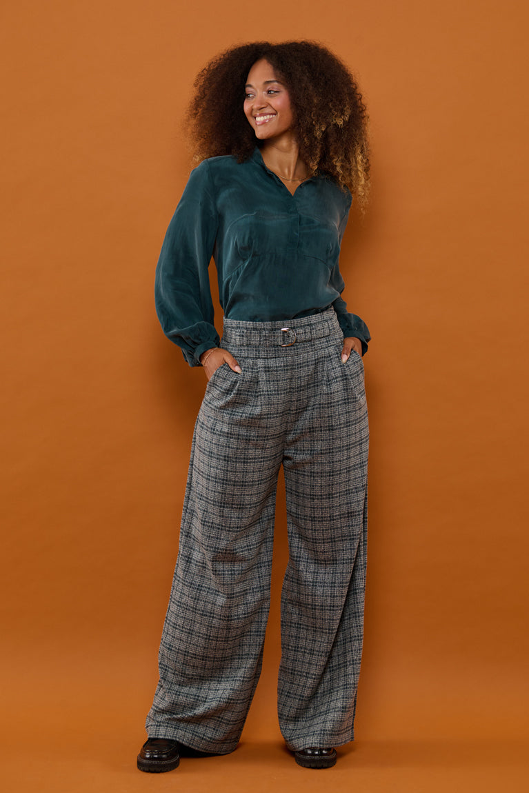 Froks Julie Bukser / Forest & Snow checkered