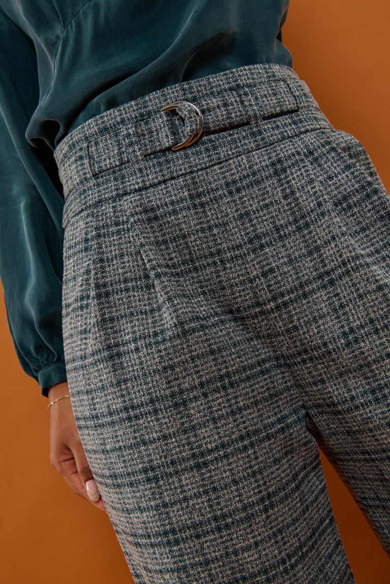 Froks Julie Bukser / Forest & Snow checkered