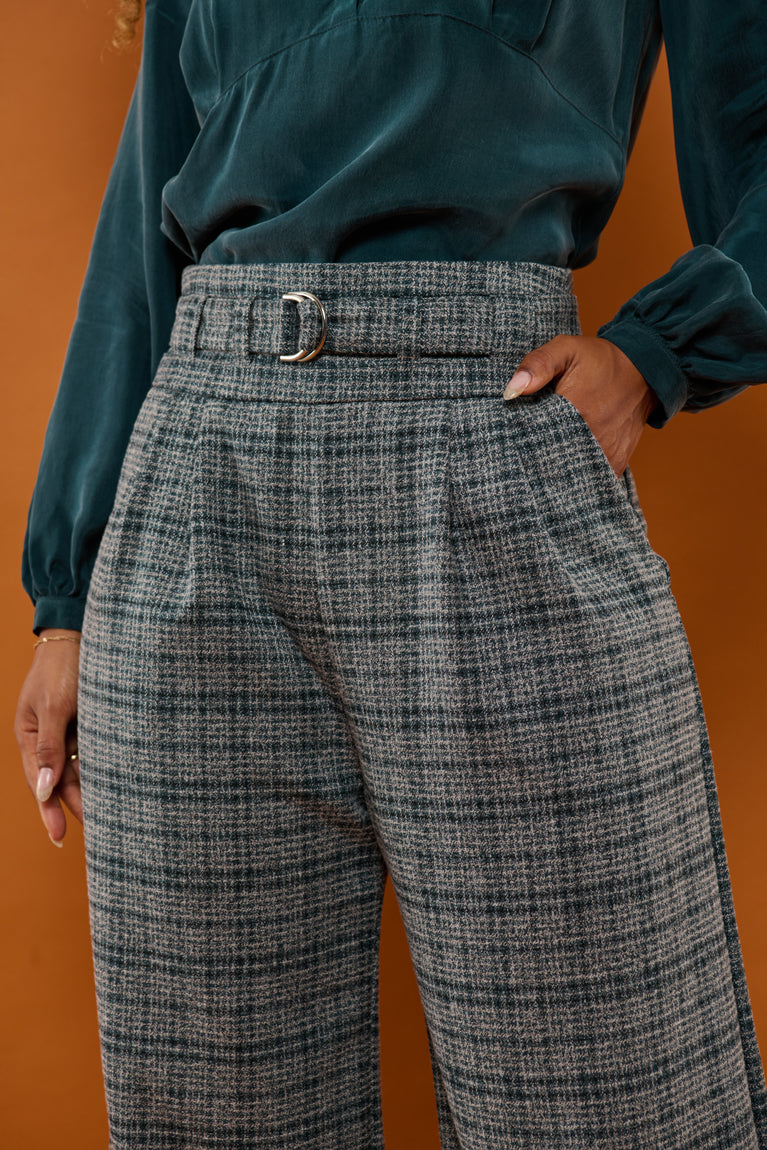 Froks Julie Bukser / Forest & Snow checkered