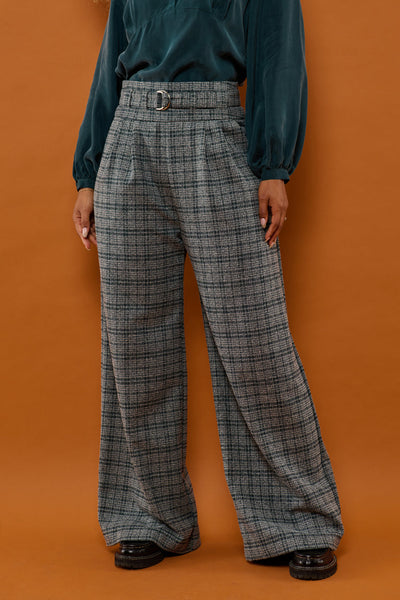 Froks Julie Bukser / Forest & Snow checkered