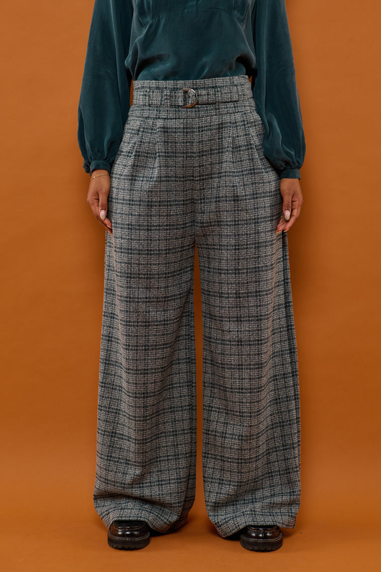 Froks Julie Bukser / Forest & Snow checkered