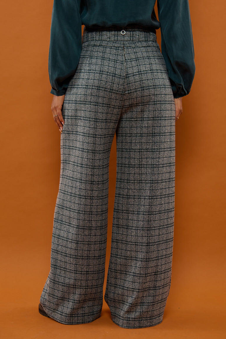 Froks Julie Bukser / Forest & Snow checkered