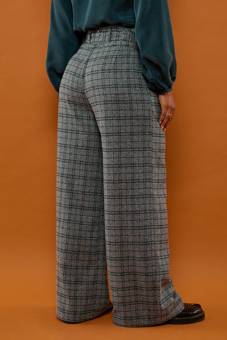 Froks Julie Bukser / Forest & Snow checkered