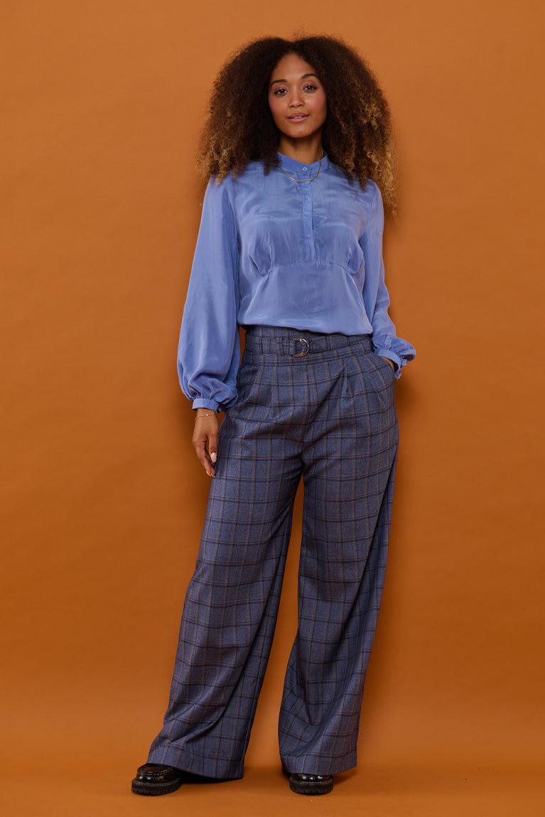 Froks Amelia Tunika Skjorte / Misty blue