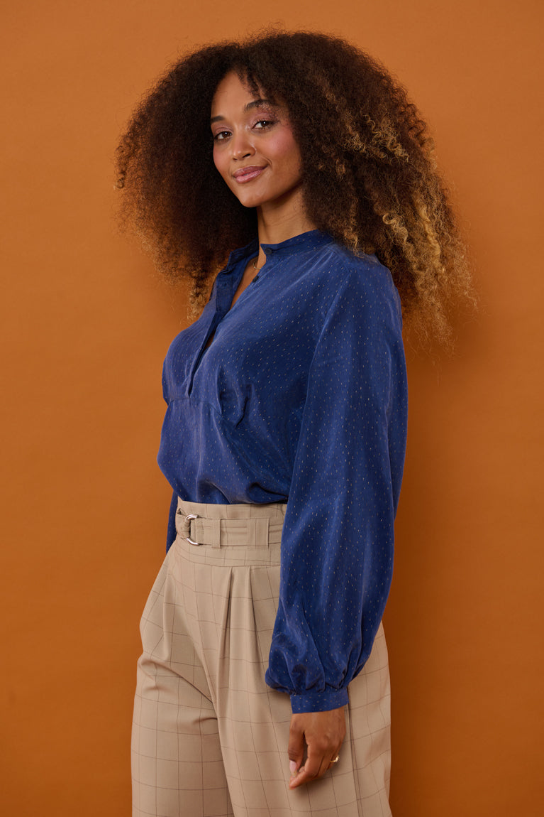 Froks Amelia Tunika Skjorte / Starry blue sky